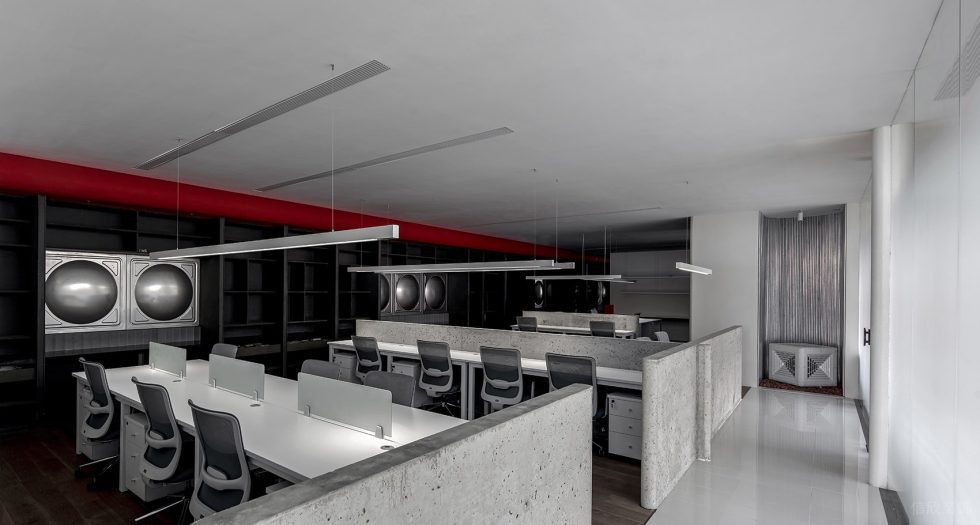 簡約時(shí)尚風(fēng)辦公室裝修設(shè)計(jì) 公共辦公區(qū)