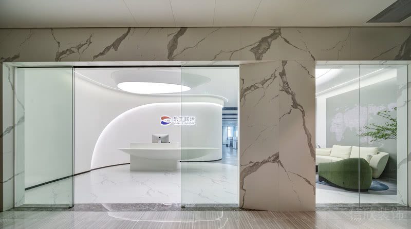 南山區(qū)科技園香港中文大學(xué)深圳產(chǎn)學(xué)白色主調(diào)公司裝修設(shè)計(jì)方案 門面外觀圖