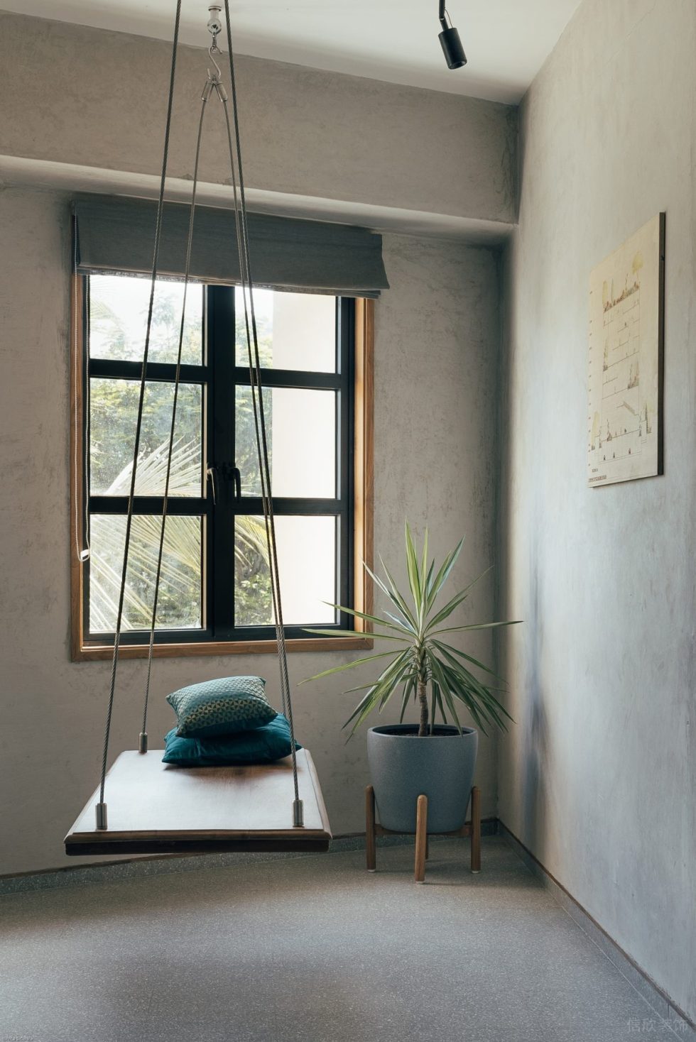 清新原木風(fēng)辦公室裝修設(shè)計(jì)素色休息室