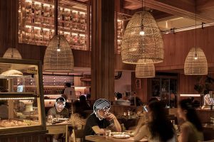 舒適原木風(fēng)餐廳氛圍感燈光裝修設(shè)計