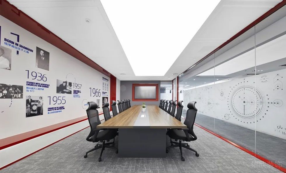 深圳南山區(qū)三航科技園西北工業(yè)大學(xué)現(xiàn)代極簡主義灰色主調(diào)辦公室裝修設(shè)計案例 會議室 (2)