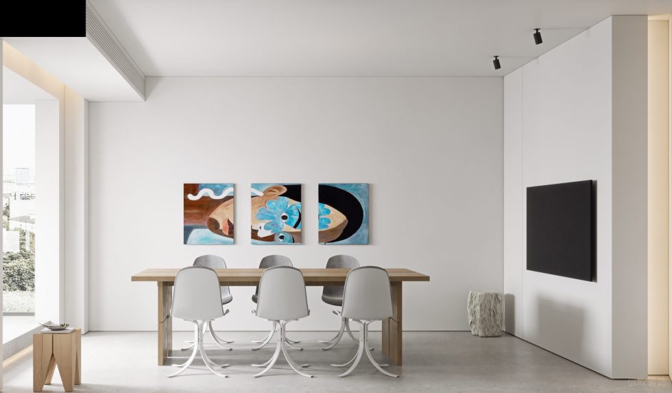 深圳市龍崗區(qū)極簡工業(yè)風新辦公場地 正式洽談區(qū)1