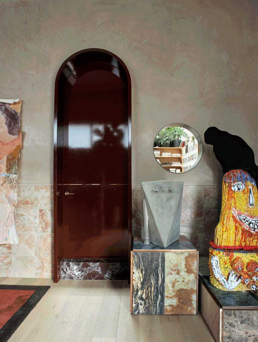 深圳市南山區(qū)深圳灣科技生態(tài)園地中海風(fēng)格辦公室裝修設(shè)計(jì)方案 入口拱形門