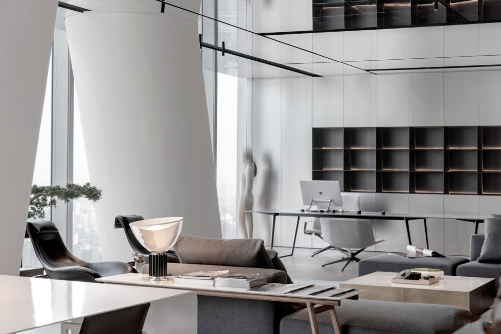 未來科技風辦公室裝修設(shè)計 總監(jiān)辦公區(qū)