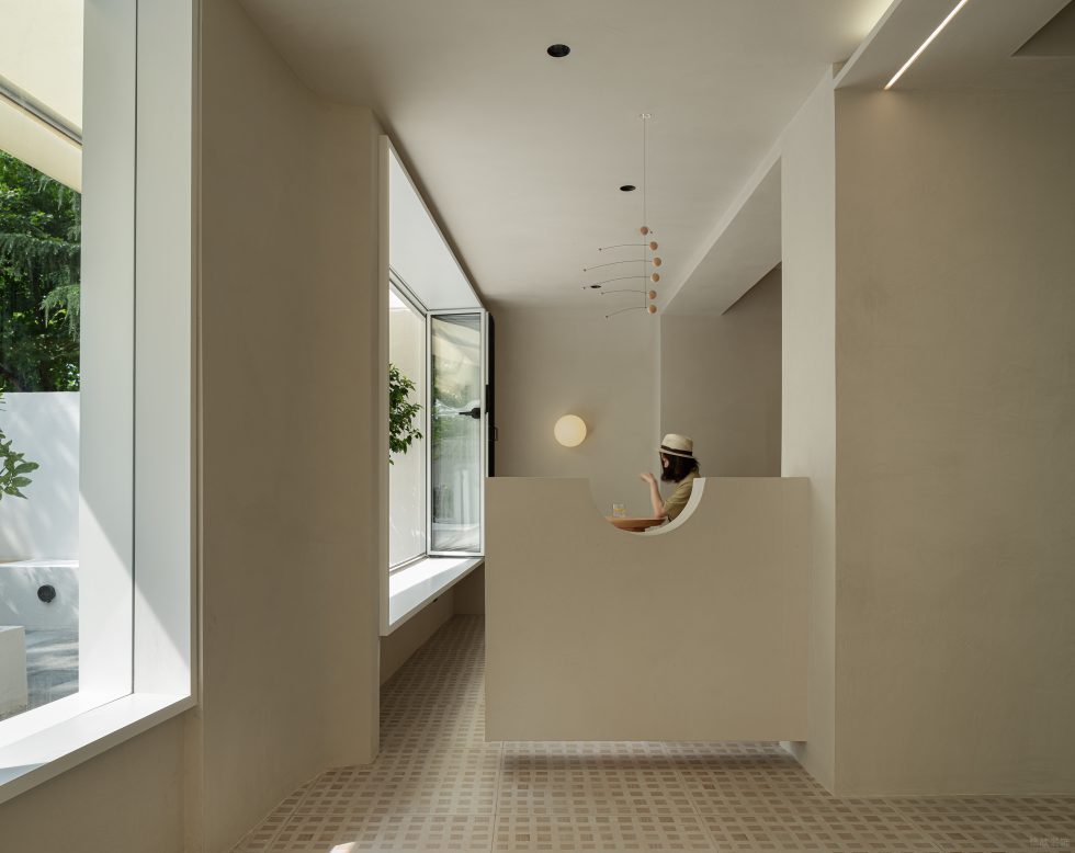 現(xiàn)代簡(jiǎn)約風(fēng)甜品站懸空隔斷裝修設(shè)計(jì)