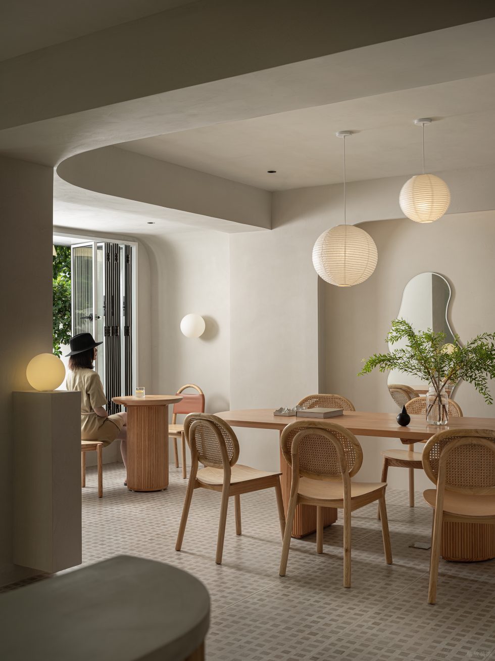 現(xiàn)代簡約風(fēng)甜品站休閑就餐區(qū)裝修設(shè)計