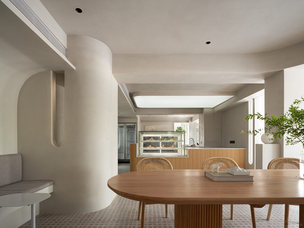 現(xiàn)代簡約風(fēng)甜品站原木就餐區(qū)就餐區(qū)裝修設(shè)計