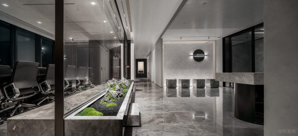 現(xiàn)代輕奢風(fēng)辦公室裝修設(shè)計(jì) 過道區(qū)域