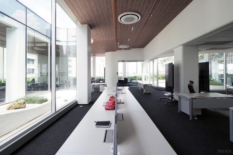 現(xiàn)代時尚辦公室裝修設(shè)計 公共辦公區(qū)