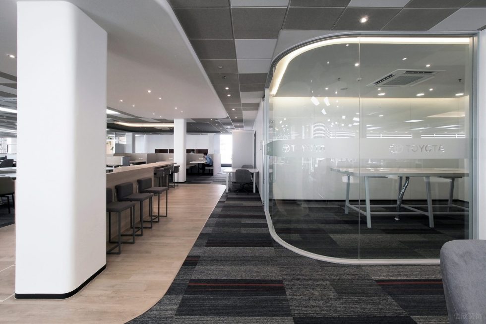 現(xiàn)代時尚辦公室裝修設(shè)計 公共餐區(qū)