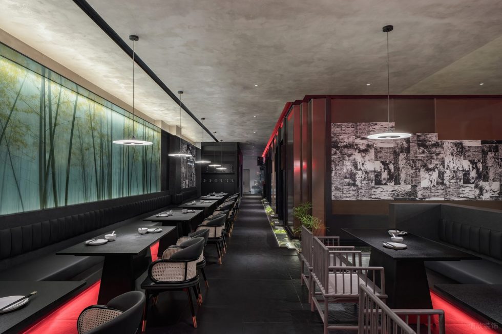 新中式中餐廳大氣古典就餐區(qū)設計裝修