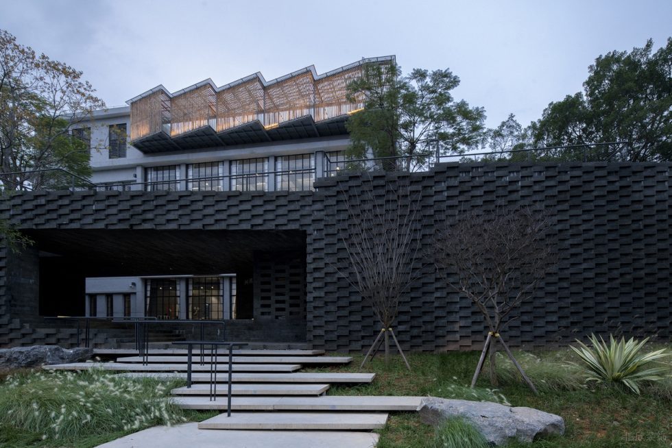 原生態(tài)雅致茶院入口過道設(shè)計裝修