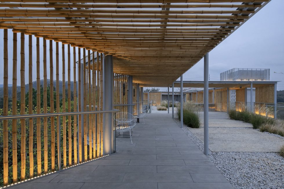 原生態(tài)雅致茶院休閑木廊設(shè)計裝修