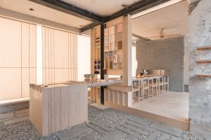 工業(yè)禪意風(fēng)咖啡店禪意氛圍打包區(qū)裝修效果圖