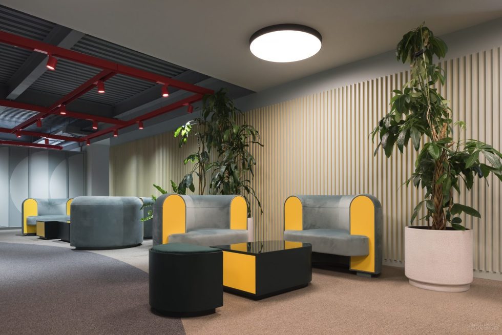 奇趣簡約風辦公室裝修設計淺色調(diào)接待區(qū) 奇趣簡約風辦公室裝修設計淺色調(diào)接待區(qū)