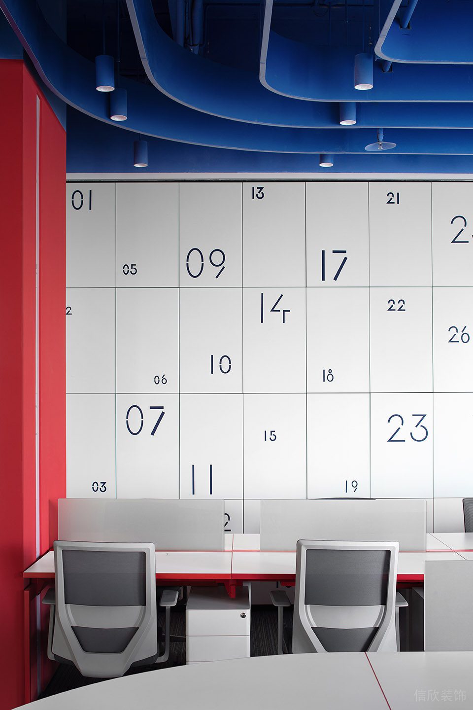 深圳天安云谷地中海風(fēng)格辦公空間裝修設(shè)計(jì) 儲物柜