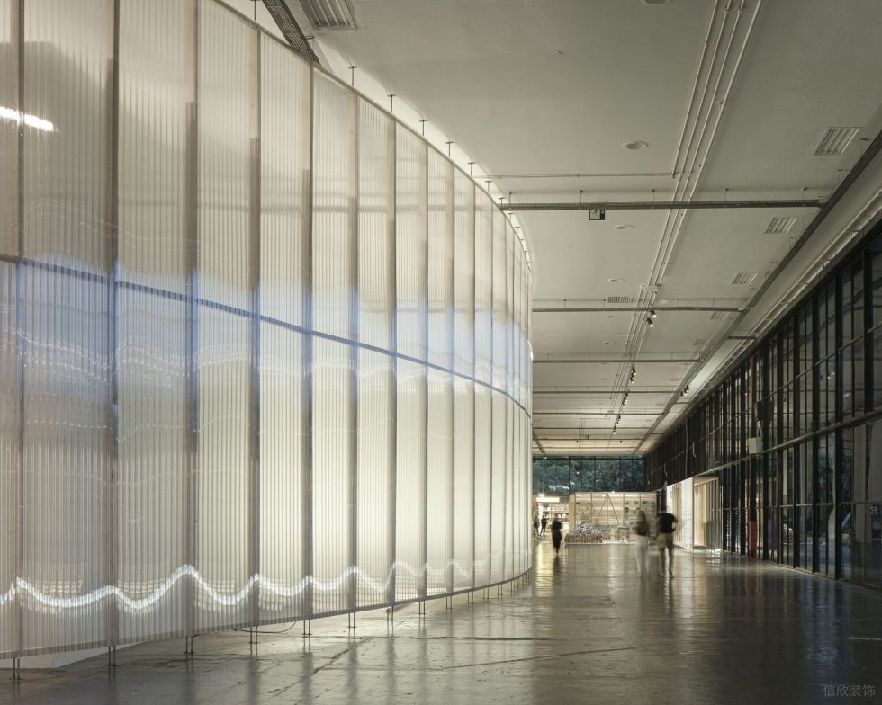 現(xiàn)代藝術(shù)建筑項(xiàng)目展廳裝修方案 入口過道
