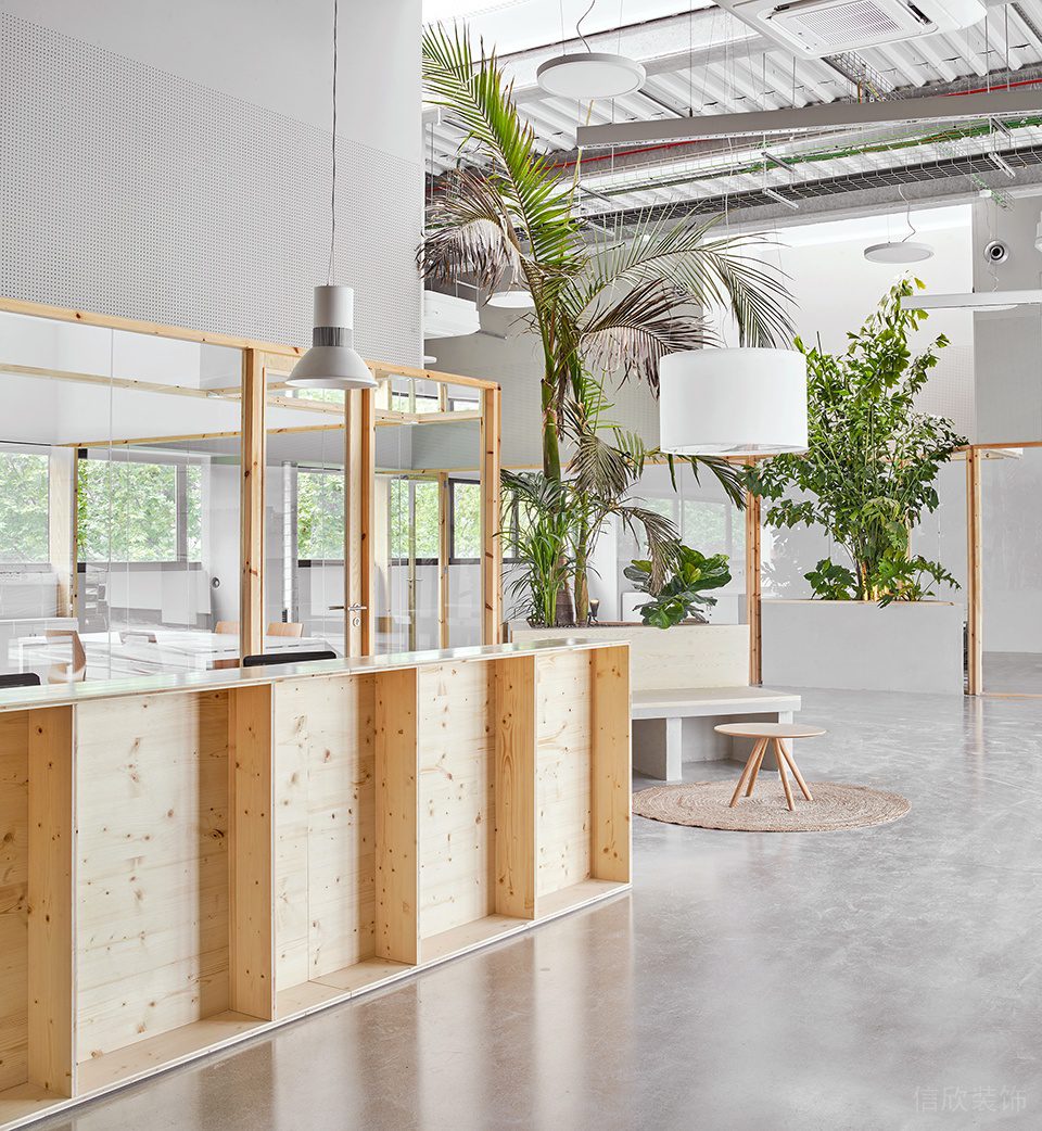 素木色簡約自然風(fēng)辦公室裝修設(shè)計(jì)原木色裝飾圍擋 素木色簡約自然風(fēng)辦公室裝修設(shè)計(jì)原木色裝飾圍擋