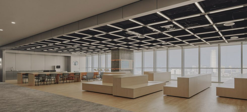 銀灰色現(xiàn)代簡約風(fēng)辦公室裝修設(shè)計淺木色多功能休閑廳 銀灰色現(xiàn)代簡約風(fēng)辦公室裝修設(shè)計淺木色多功能休閑廳