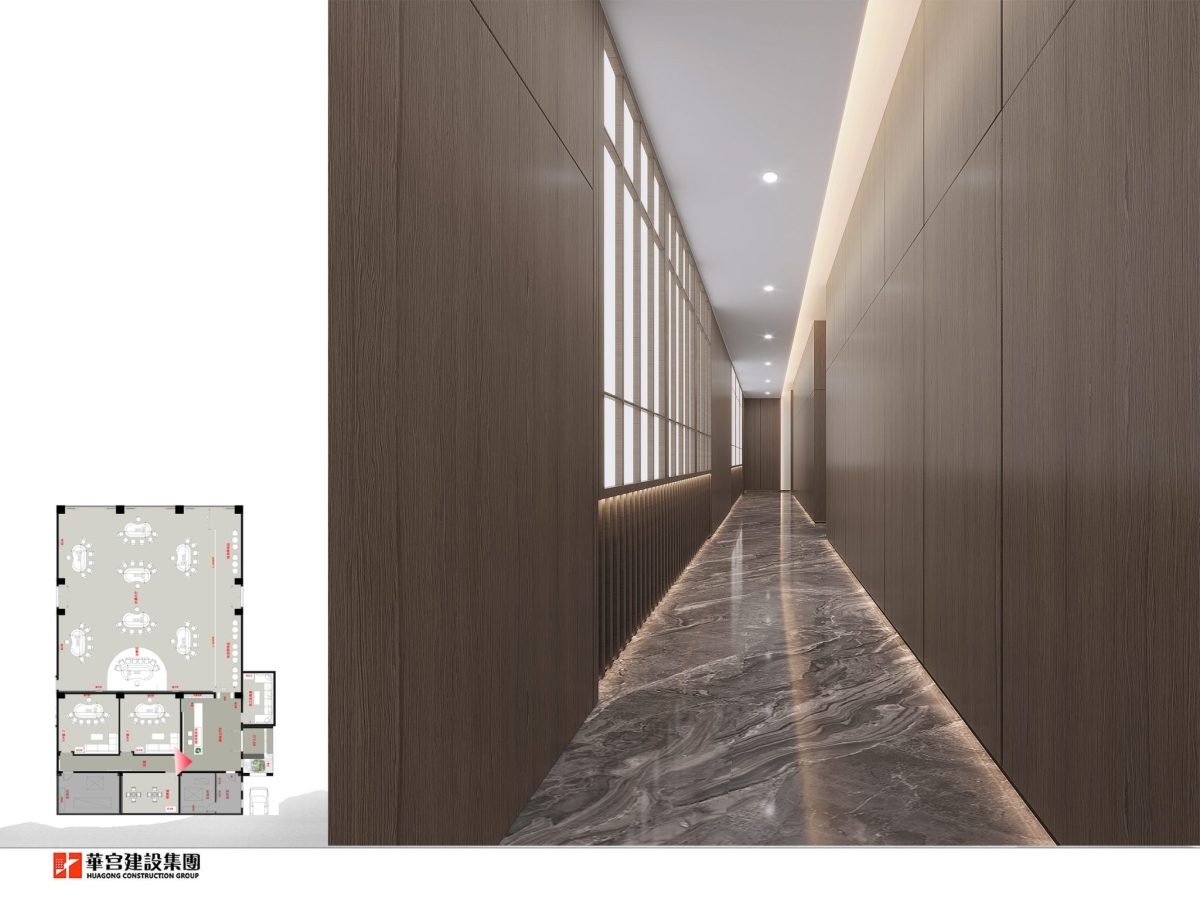 棋牌室過道裝修墻面集成護(hù)墻板