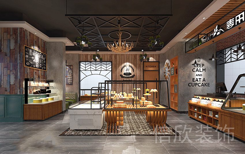 羅湖布心綠色面包店展柜裝修設(shè)計(jì)