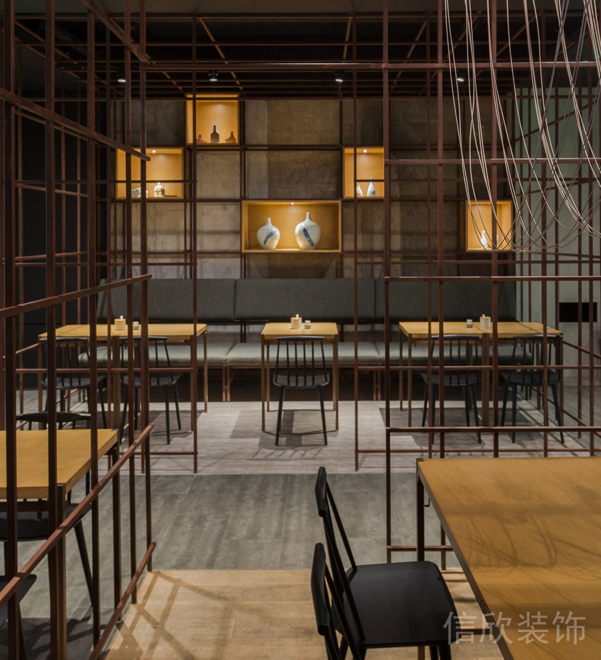 深圳福田沙嘴面館就餐區(qū)裝修設計