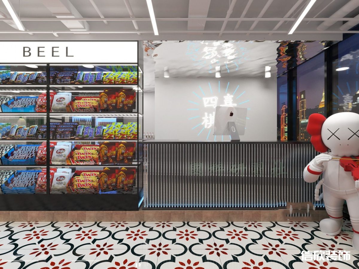 深圳羅湖東門網(wǎng)紅棋牌室酒柜酒吧臺裝修設(shè)計