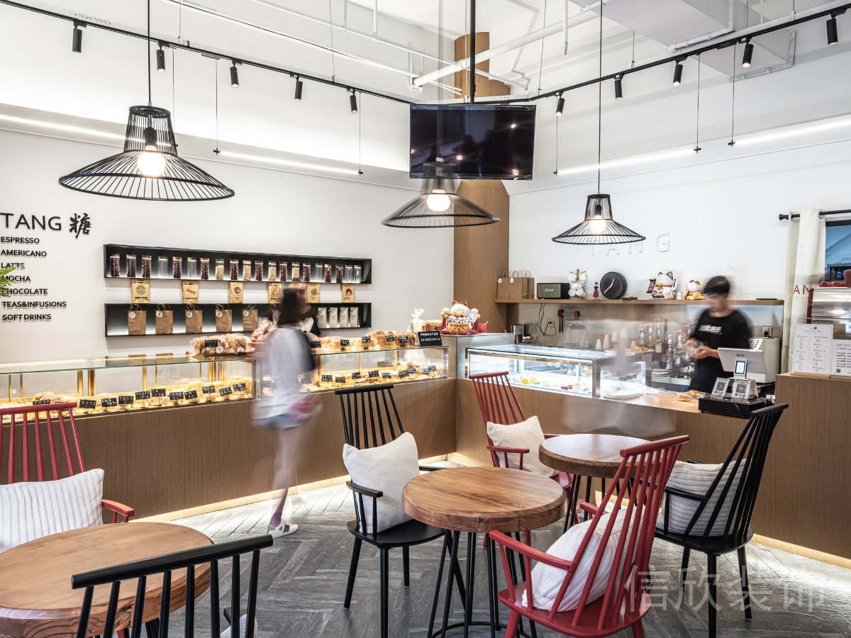 深圳羅湖國貿(mào)面包店展柜服務(wù)臺裝修設(shè)計(jì)