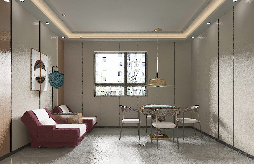 深圳龍華民治米色棋牌室裝修設(shè)計(jì)