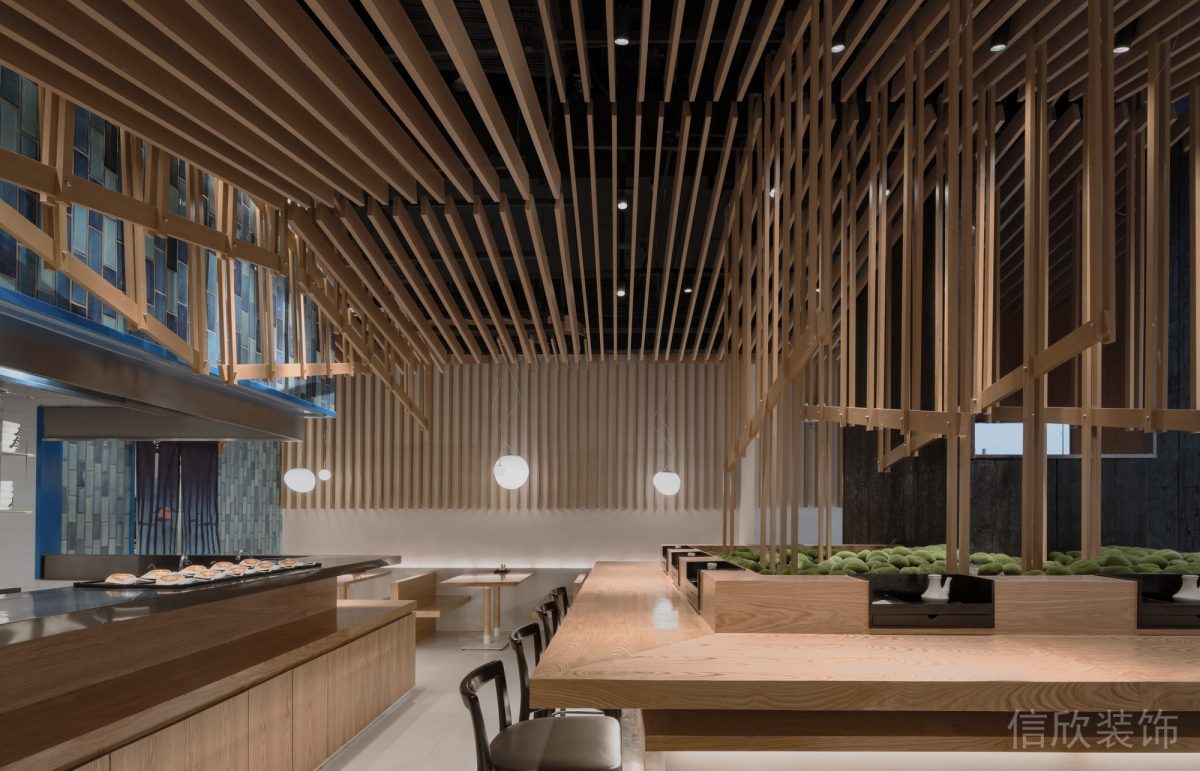 深圳羅湖區(qū)桂圓面館點餐臺裝修設計