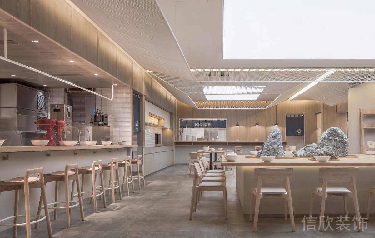 深圳羅湖萬象城開開面館備餐間裝修設(shè)計