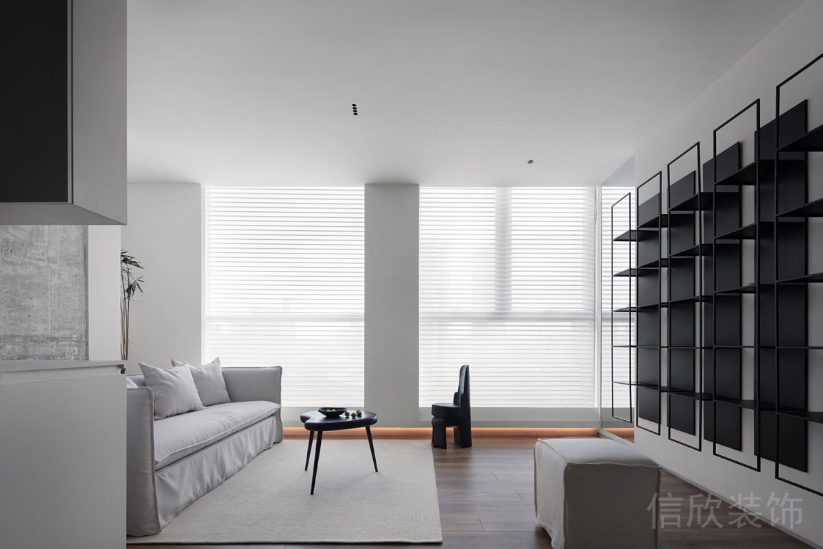 純白極簡(jiǎn)風(fēng)格辦公接待區(qū)空間裝修設(shè)計(jì)