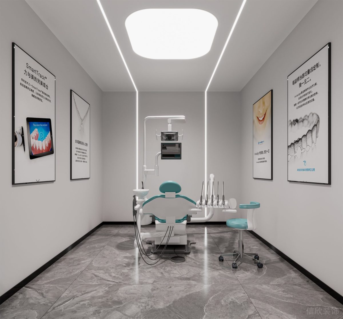 詫寂風消毒臺柜器械定制手術(shù)室效果圖