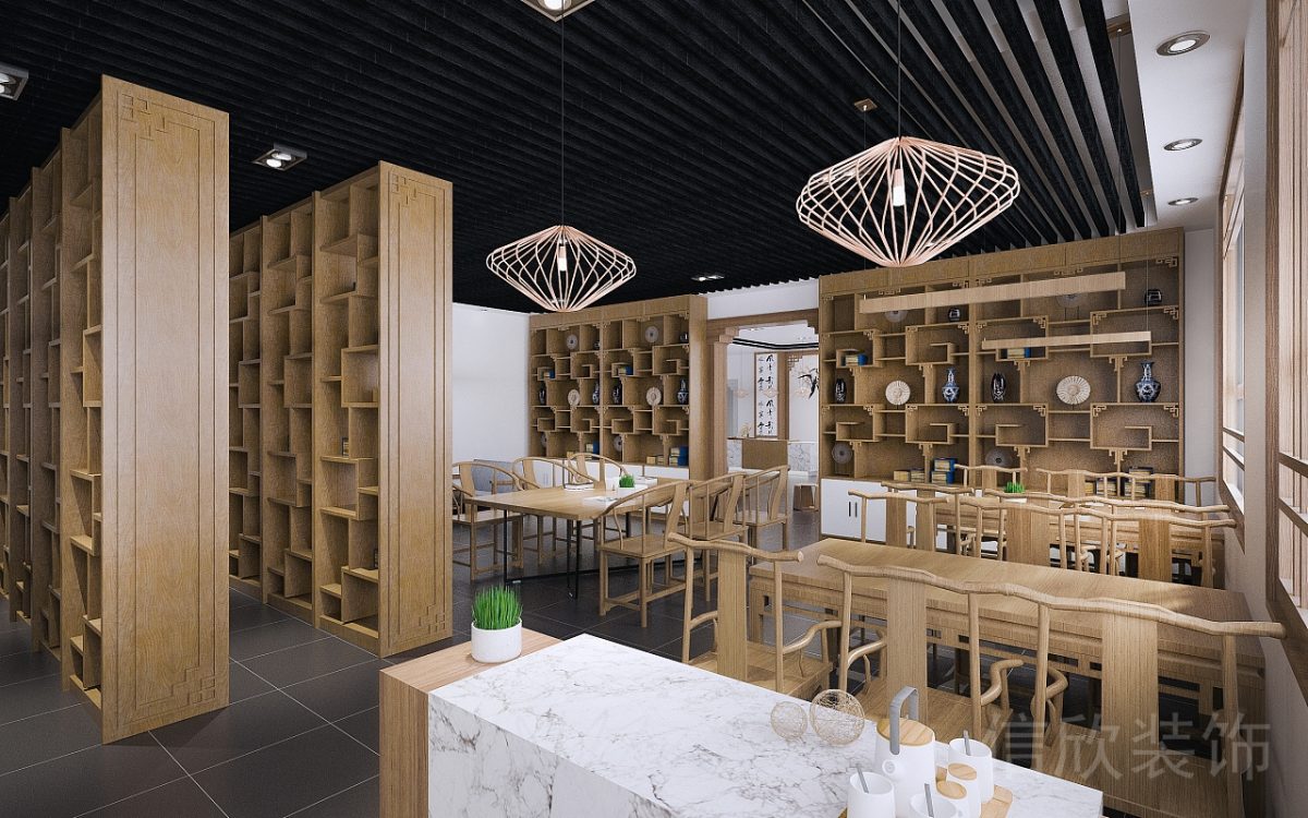 羅湖區(qū)機(jī)構(gòu)設(shè)計(jì)中式榫卯木材藝術(shù)圖書書畫室