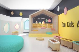 深圳市羅湖區(qū)國貿金光華雞蛋少兒藝術培訓學校娛樂玩耍區(qū)域裝修