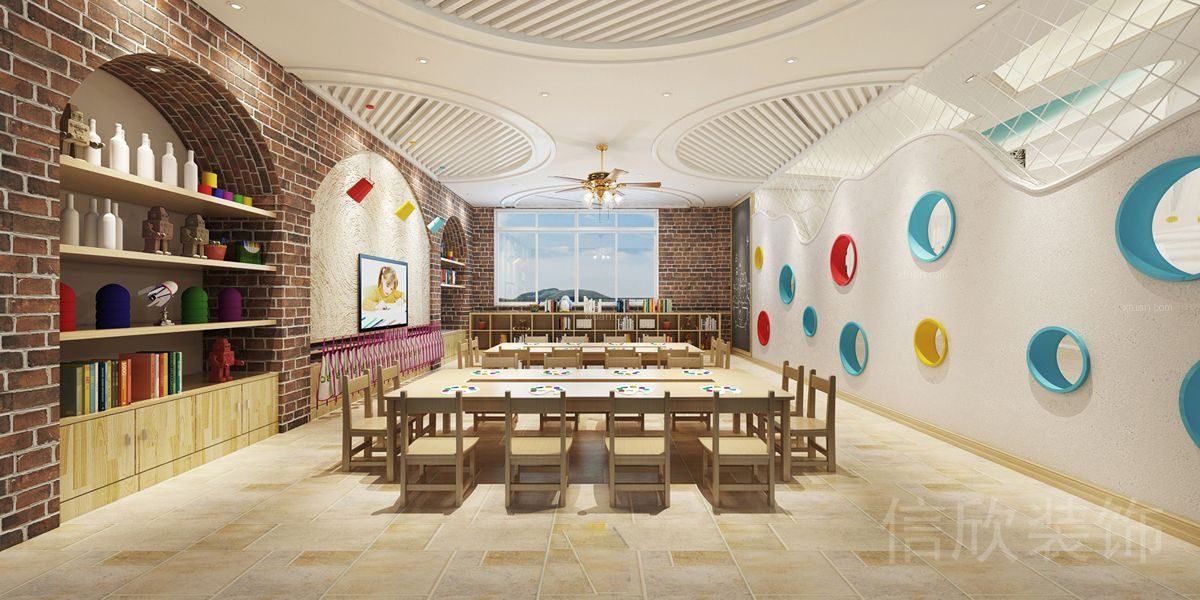深圳市天樂大廈天天托幼中心裝修設(shè)計(jì)教室