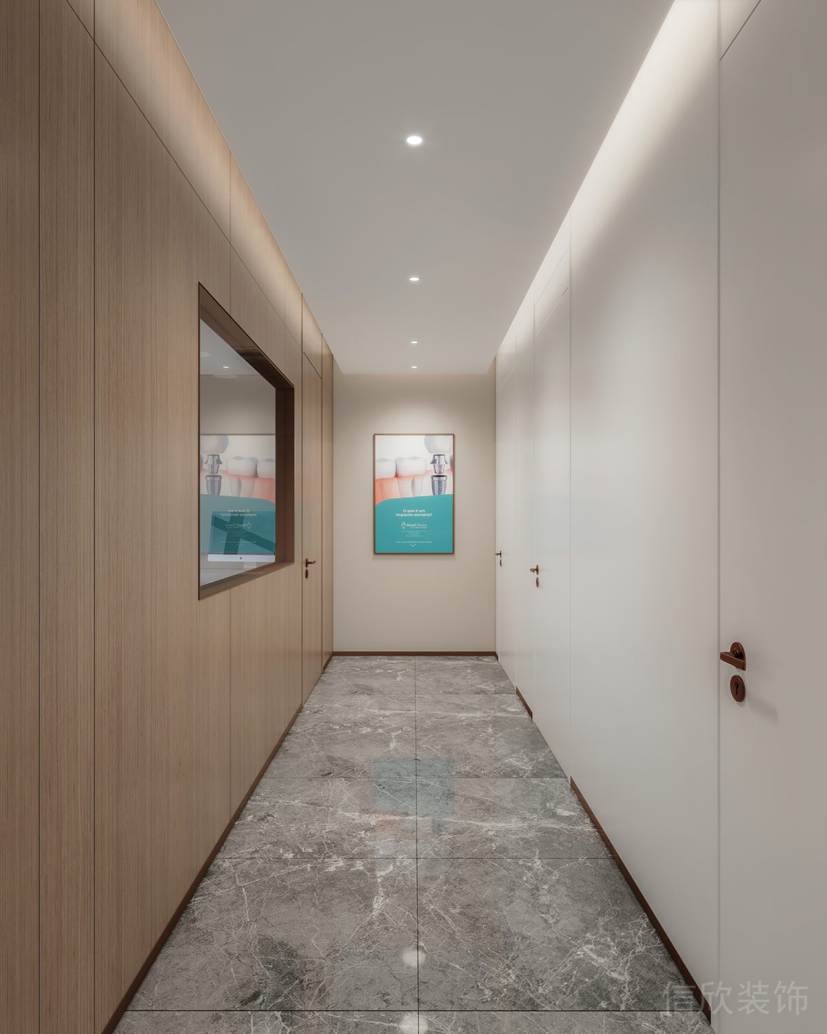 天安科技產(chǎn)業(yè)園口腔中心原木裝修設(shè)計