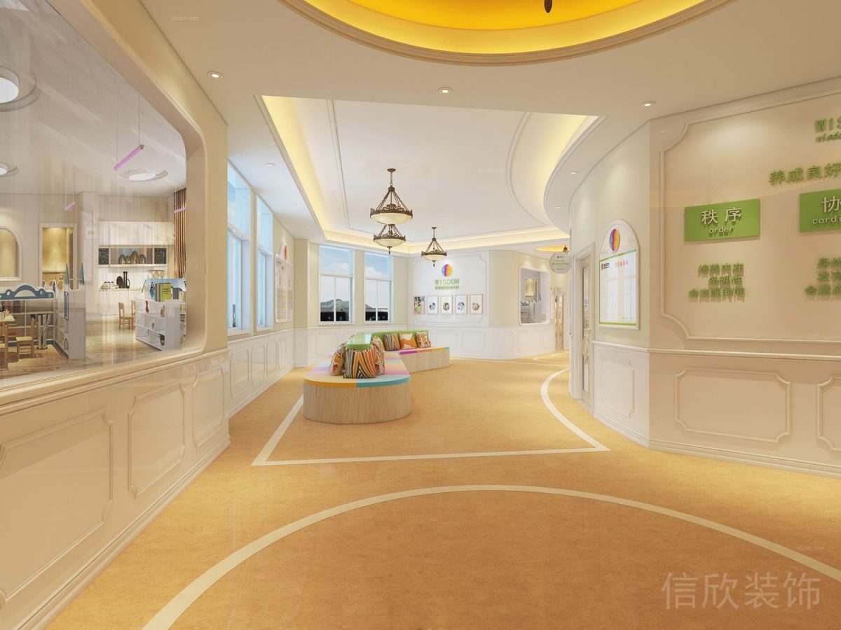 天樂大廈天天托幼中心裝修設(shè)計(jì)休息角