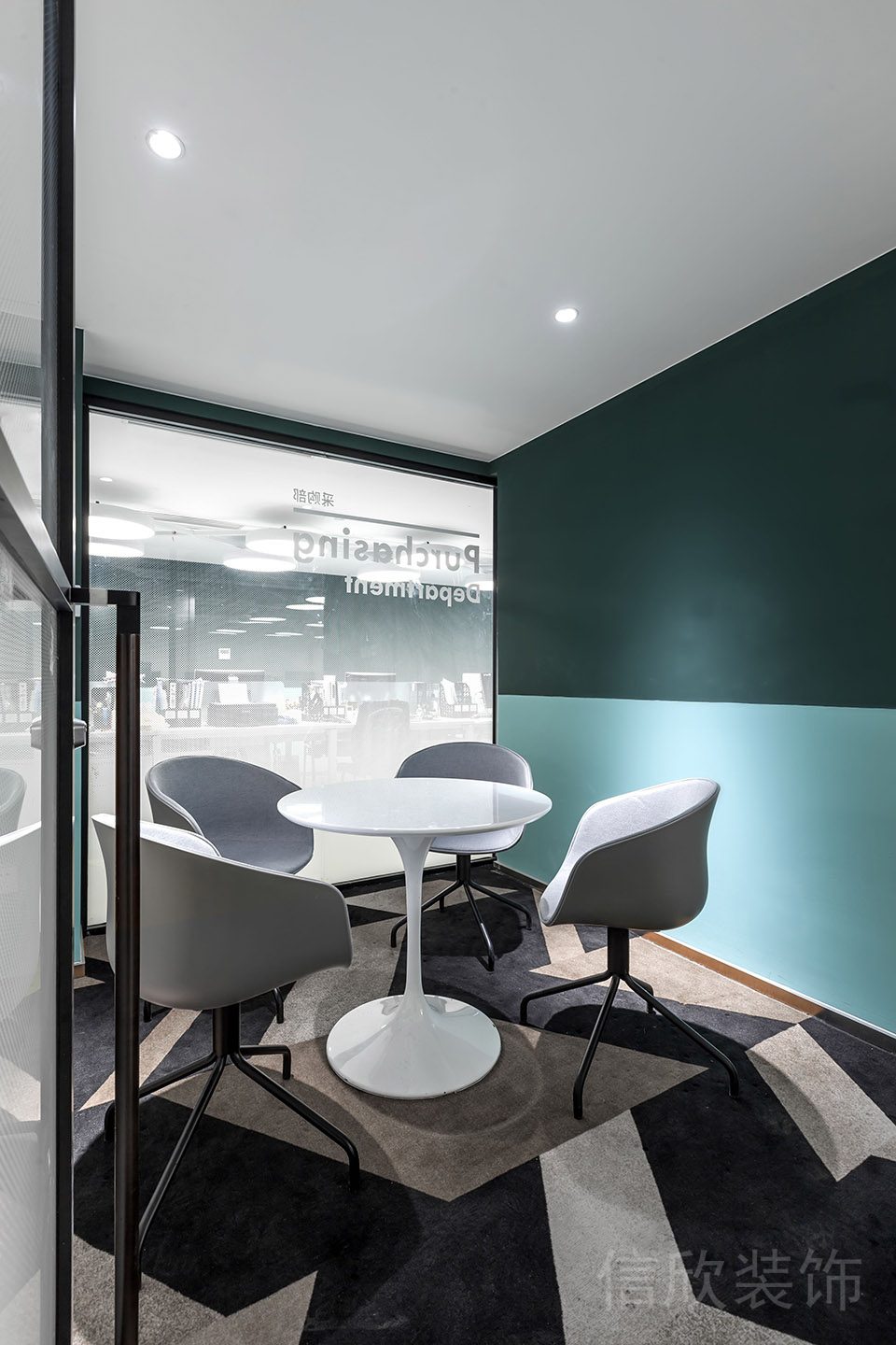 現(xiàn)代北歐風(fēng)客戶等候區(qū)辦公室設(shè)計(jì)