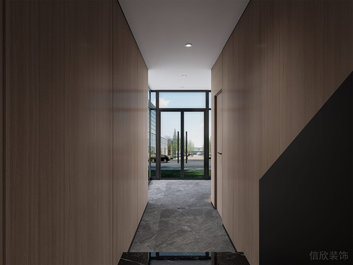 現(xiàn)代簡約風(fēng)辦公室裝修設(shè)計(jì) 辦公室過道