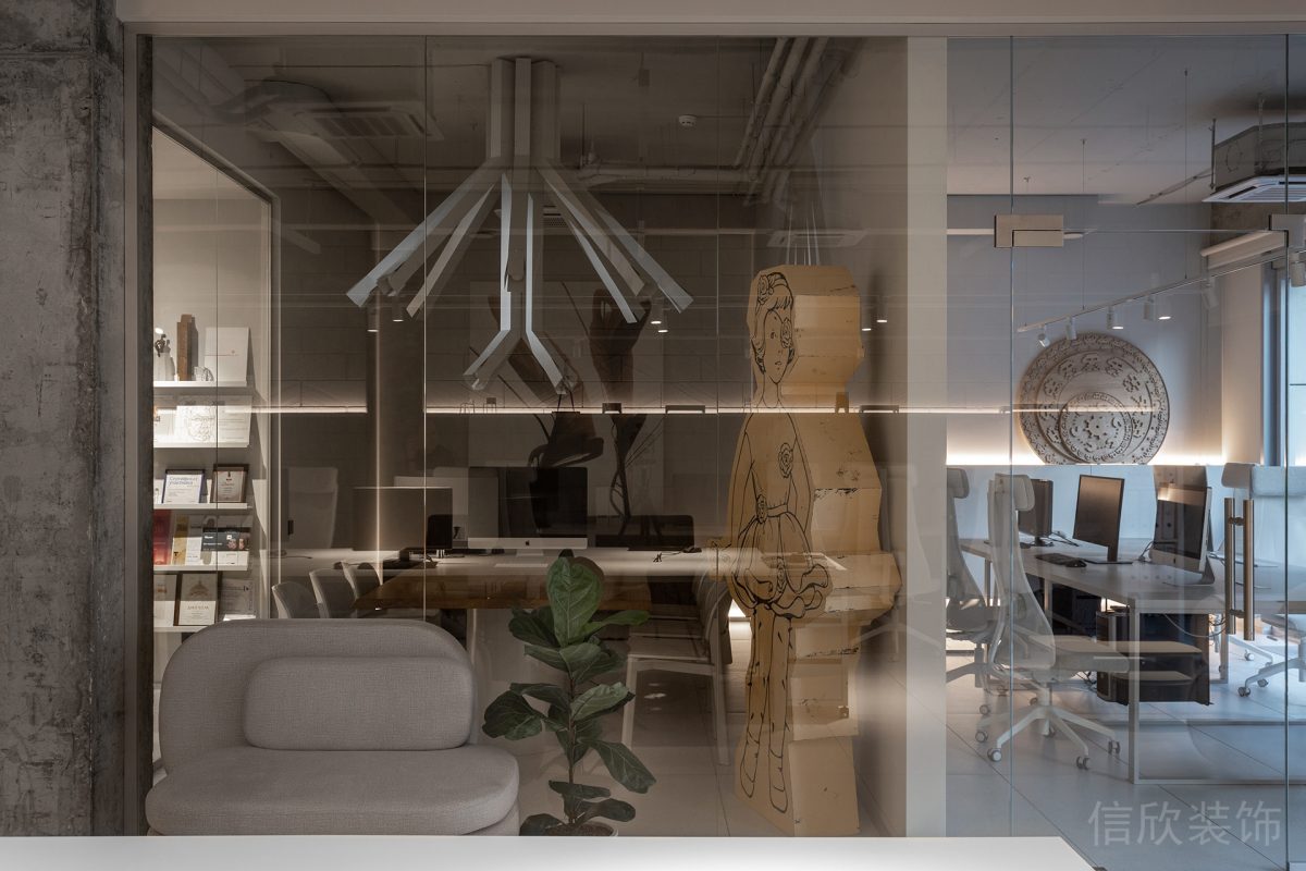 純白簡(jiǎn)約風(fēng)辦公空間藝術(shù)裝置設(shè)計(jì)