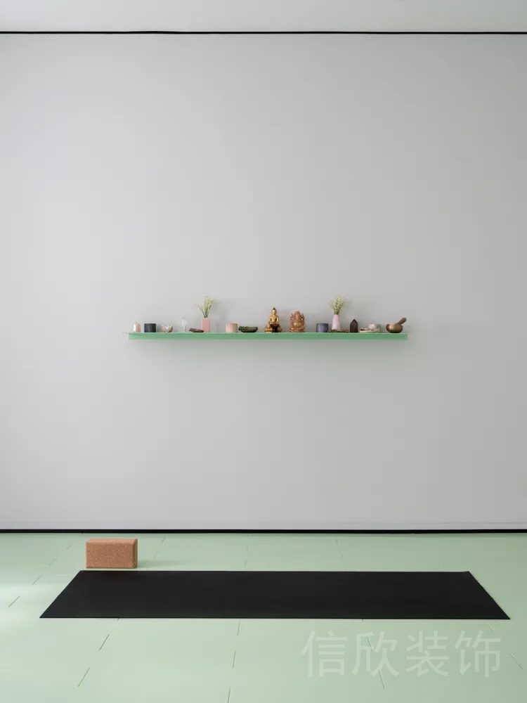 簡約風懸空收納柜黑邊機構(gòu)裝修