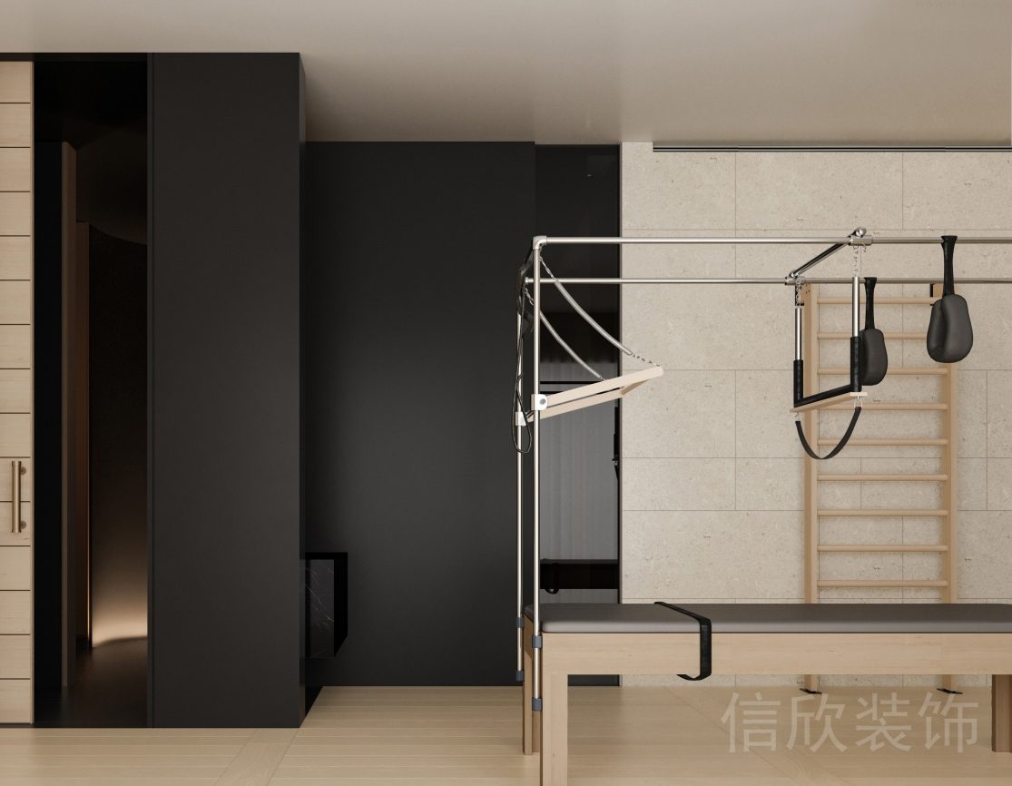 普拉提機(jī)構(gòu)極簡風(fēng)秋千床原木設(shè)計(jì)效果