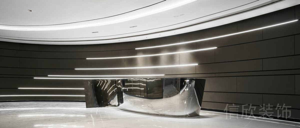 現(xiàn)代簡約風(fēng)鋁合金環(huán)形桌面效果圖