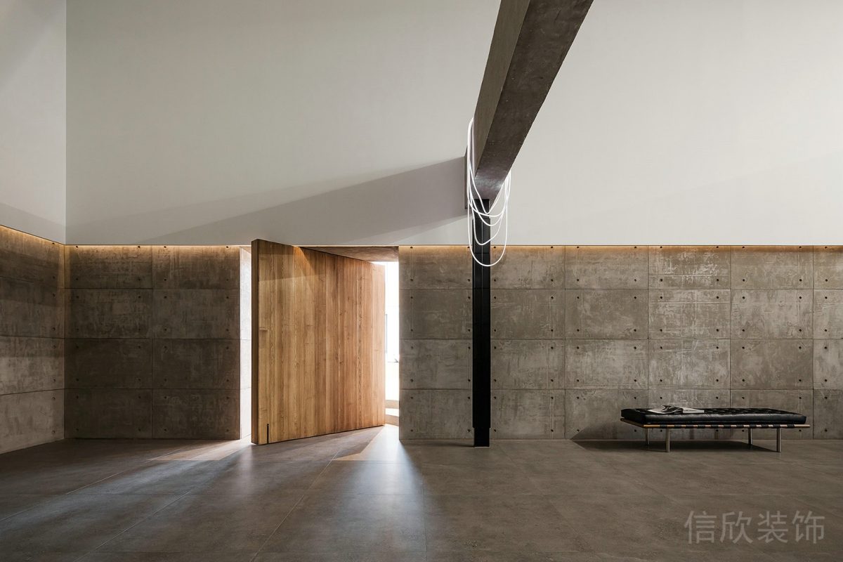 自然現(xiàn)代風(fēng)辦公空間入口裝修設(shè)計(jì)