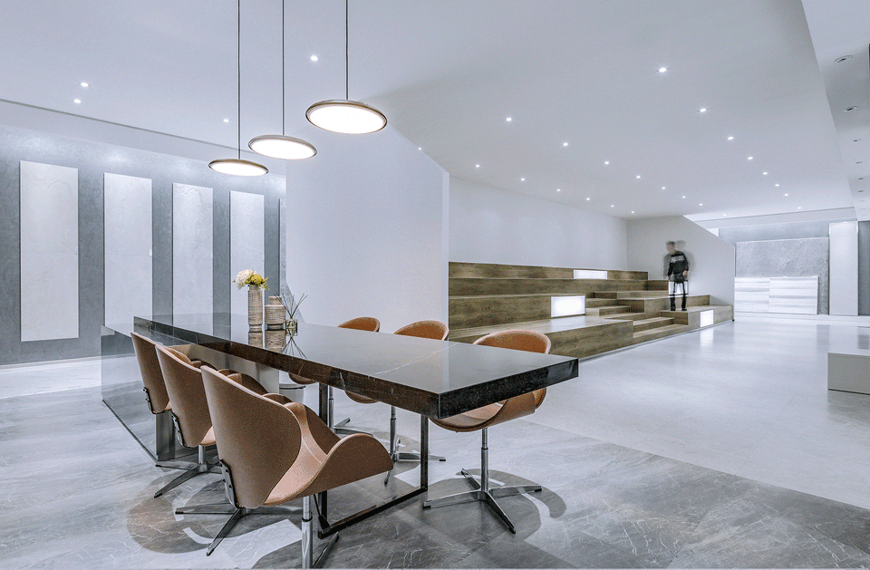 客廳裝修效果圖大理石設(shè)計實景圖灰色輕奢風(fēng)