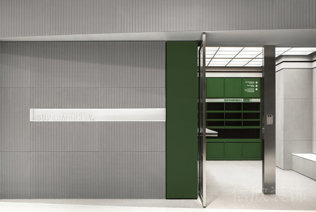 綠色銀色裝修設(shè)計機(jī)構(gòu)過道裝修現(xiàn)代極簡風(fēng)設(shè)計