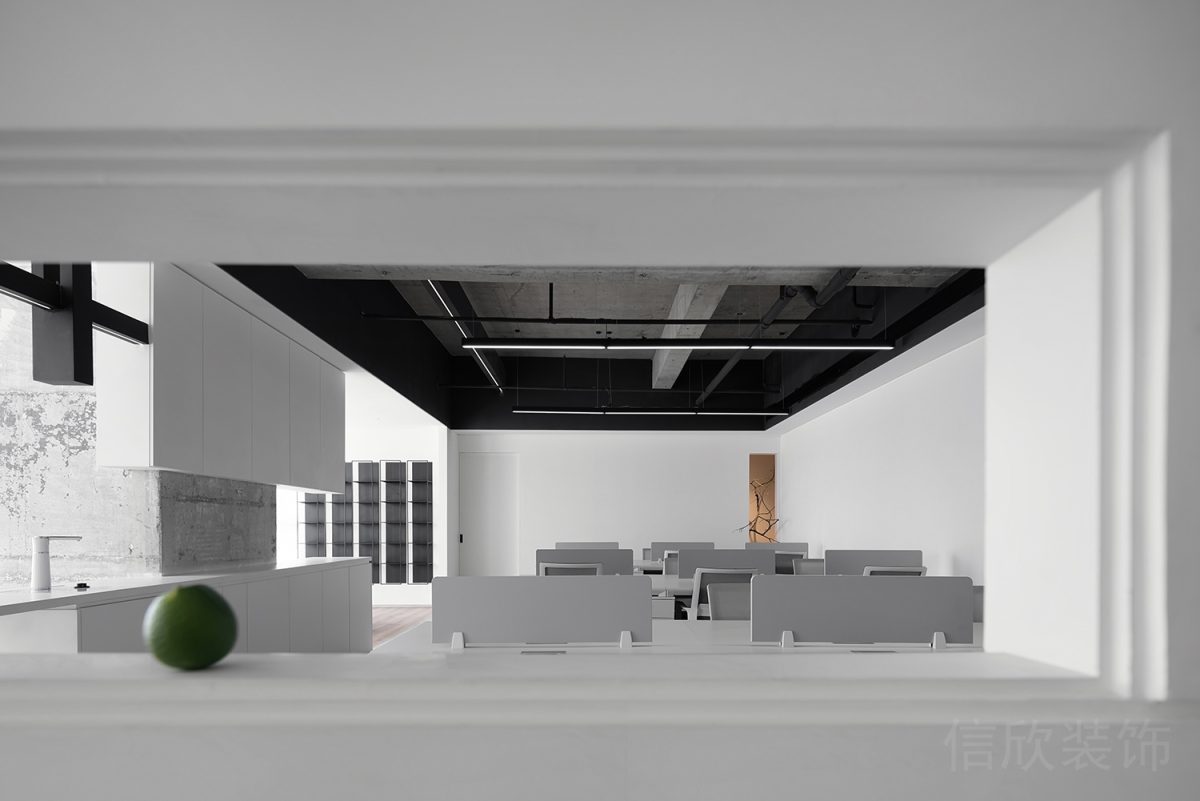 簡約風(fēng)辦公室裝修白色設(shè)計大理石設(shè)計效果工業(yè)風(fēng)效果