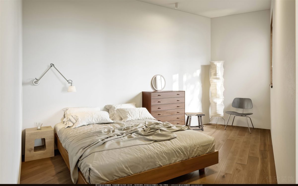 臥室裝修日式寂詫風(fēng)裝修木飾面環(huán)保簡(jiǎn)約裝修設(shè)計(jì)