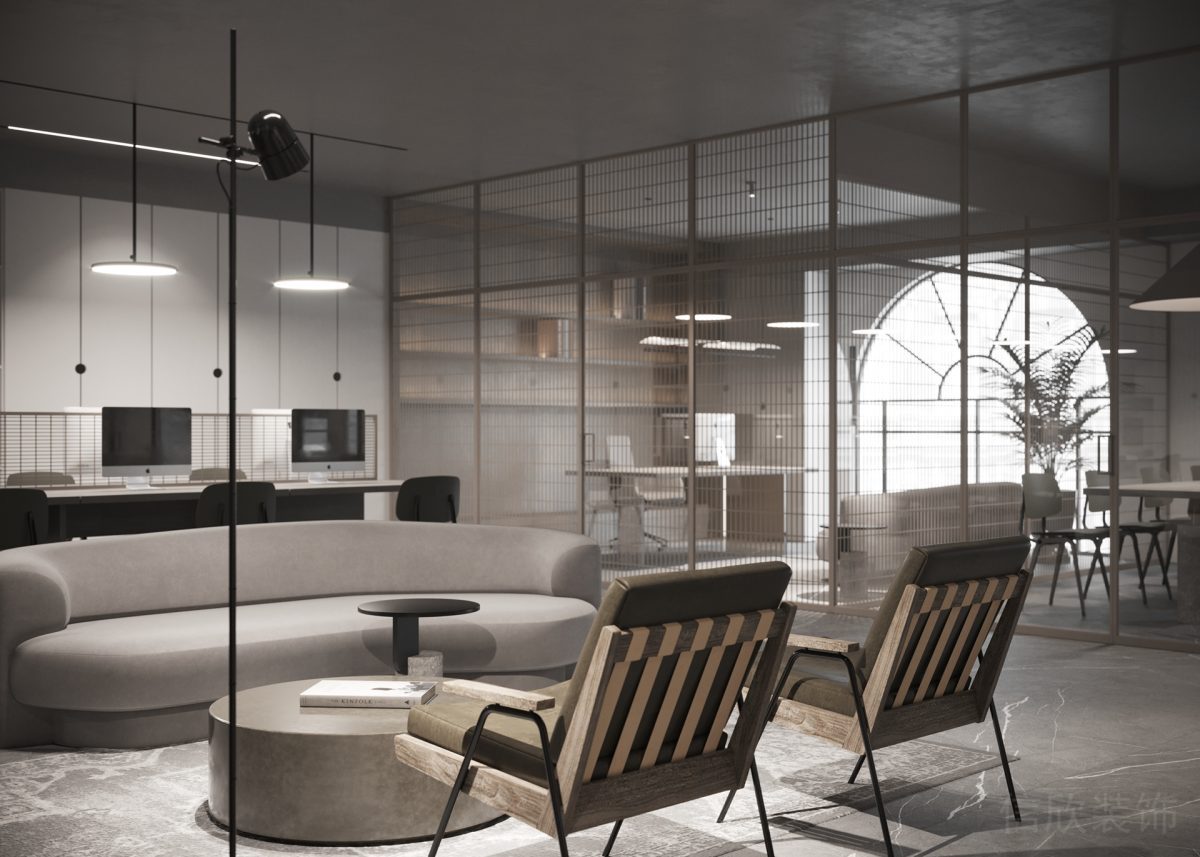 鏤空木質(zhì)竹編中式風(fēng)辦公室設(shè)計隔斷墻體禪意休息區(qū)簡約風(fēng)木質(zhì)設(shè)計圖